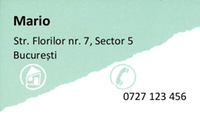 Cۀr_i de vizitۀ Printshop model 059