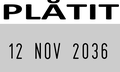 S 160 Date Stamp